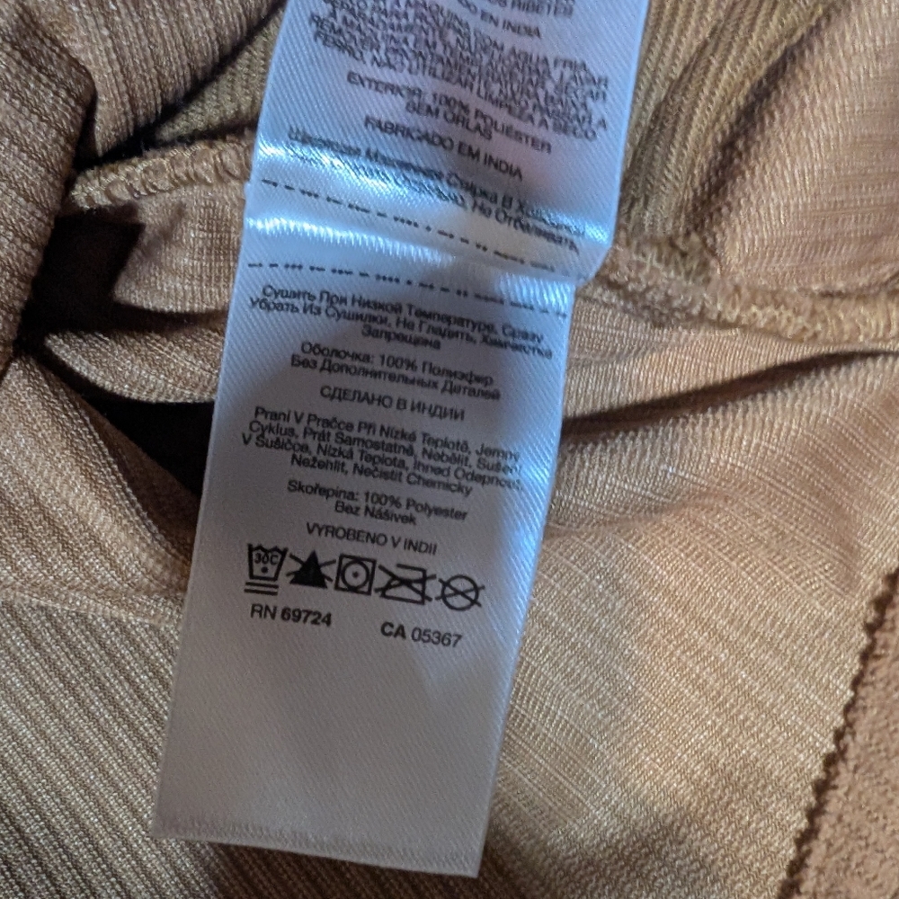 Columbia Women's M Blue Point Creek Corduroy Shirt Jacket - Carhartt Duck Brown - Picture 6 of 12